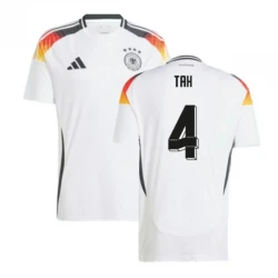 Maillot de Foot Allemagne Tah #4 Euro 2024 Domicile Homme