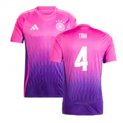 Maillot de Foot Allemagne Tah #4 Euro 2024 Extérieur Homme