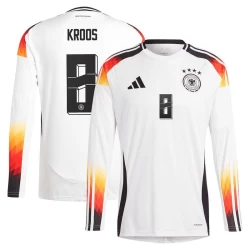Maillot de Foot Allemagne Toni Kroos #8 Euro 2024 Domicile Homme Manches Longues