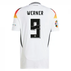 Maillot de Foot Allemagne Werner #9 Euro 2024 Domicile Homme