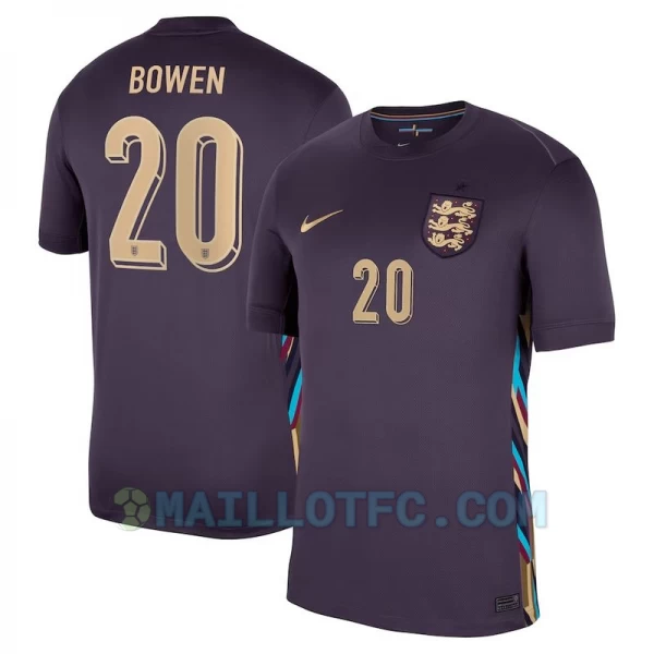 Maillot de Foot Angleterre Bowen #20 Euro 2024 Extérieur Homme