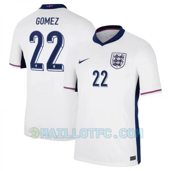 Maillot de Foot Angleterre Gomez #22 Euro 2024 Domicile Homme