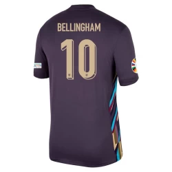 Maillot de Foot Angleterre Jude Bellingham #10 Euro 2024 Extérieur Homme