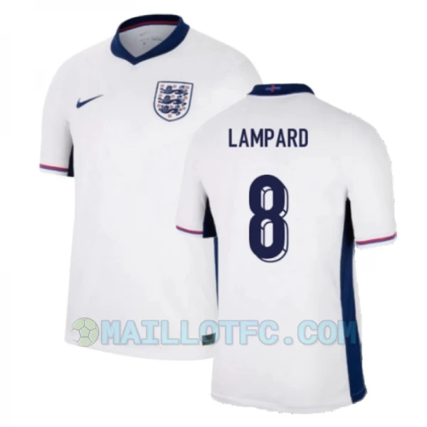 Maillot de Foot Angleterre Lampard #8 Euro 2024 Domicile Homme