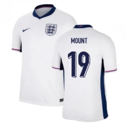 Maillot de Foot Angleterre Mason Mount #19 Euro 2024 Domicile Homme