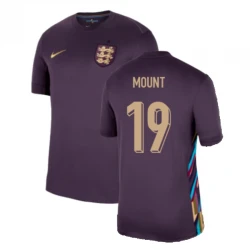 Maillot de Foot Angleterre Mason Mount #19 Euro 2024 Extérieur Homme