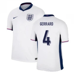 Maillot de Foot Angleterre Steven Gerrard #4 Euro 2024 Domicile Homme