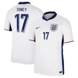 Maillot de Foot Angleterre Toney #17 Euro 2024 Domicile Homme