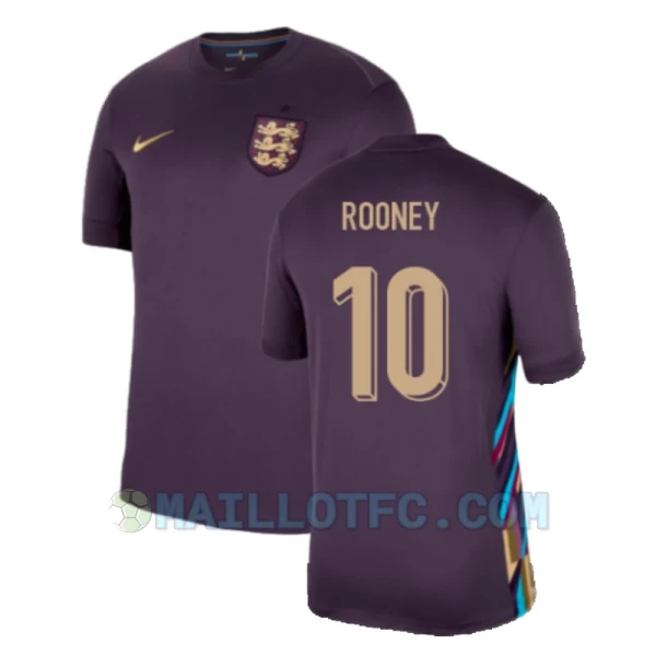 Maillot de Foot Angleterre Wayne Rooney #10 Euro 2024 Extérieur Homme