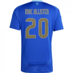 Maillot de Foot Argentine Mac Allister #20 Copa America 2024 Extérieur Homme