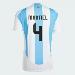 Maillot de Foot Argentine Montiel #4 Copa America 2024 Domicile Homme