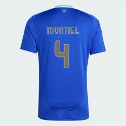 Maillot de Foot Argentine Montiel #4 Copa America 2024 Extérieur Homme