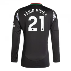 Maillot de Foot Arsenal FC 2024-25 Fabio Vieira #21 Extérieur Homme Manches Longues