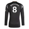 Maillot de Foot Arsenal FC 2024-25 Odegaard #8 Extérieur Homme Manches Longues