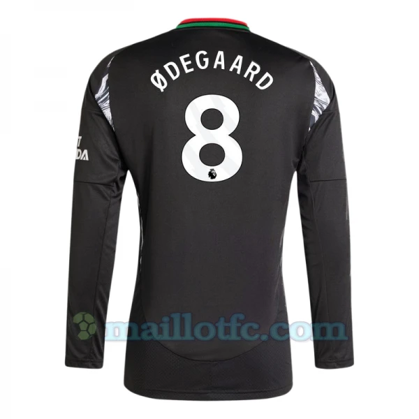 Maillot de Foot Arsenal FC 2024-25 Odegaard #8 Extérieur Homme Manches Longues