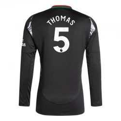 Maillot de Foot Arsenal FC 2024-25 Thomas #5 Extérieur Homme Manches Longues