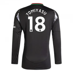 Maillot de Foot Arsenal FC 2024-25 Tomiyasu #18 Extérieur Homme Manches Longues