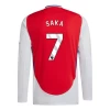 Maillot de Foot Arsenal FC Bukayo Saka #7 2024-25 Domicile Homme Manches Longues