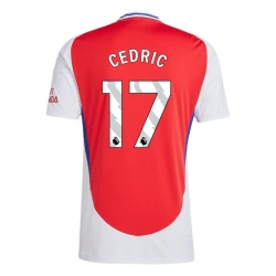 Maillot de Foot Arsenal FC Cedric #17 2024-25 Domicile Homme