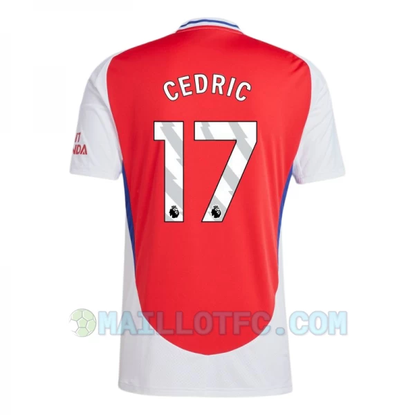 Maillot de Foot Arsenal FC Cedric #17 2024-25 Domicile Homme