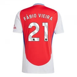 Maillot de Foot Arsenal FC Fabio Vieira #21 2024-25 Domicile Homme