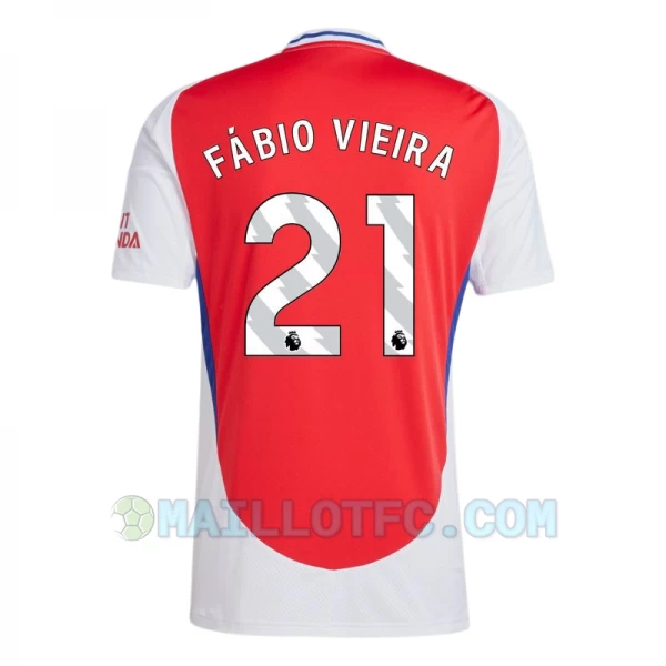 Maillot de Foot Arsenal FC Fabio Vieira #21 2024-25 Domicile Homme