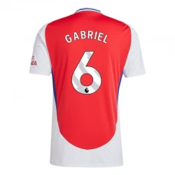 Maillot de Foot Arsenal FC Gabriel #6 2024-25 Domicile Homme