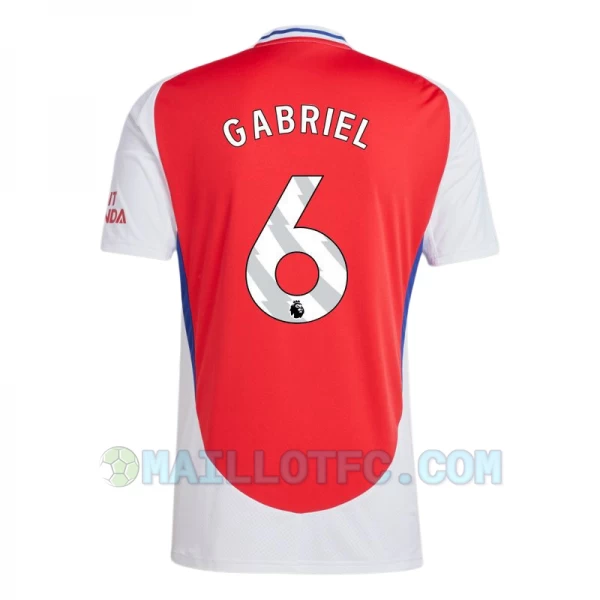 Maillot de Foot Arsenal FC Gabriel #6 2024-25 Domicile Homme