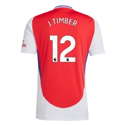 Maillot de Foot Arsenal FC J.Timber #12 2024-25 Domicile Homme