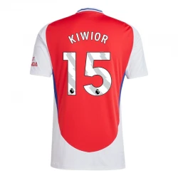 Maillot de Foot Arsenal FC Kiwior #15 2024-25 Domicile Homme