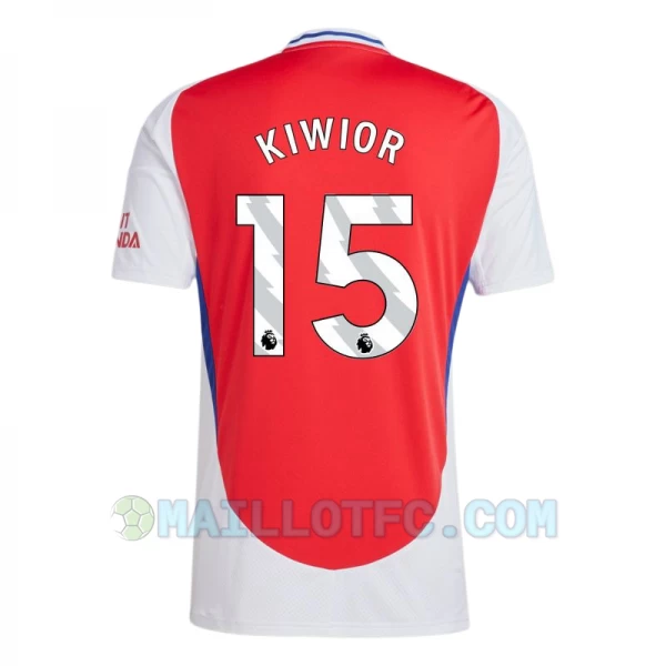 Maillot de Foot Arsenal FC Kiwior #15 2024-25 Domicile Homme