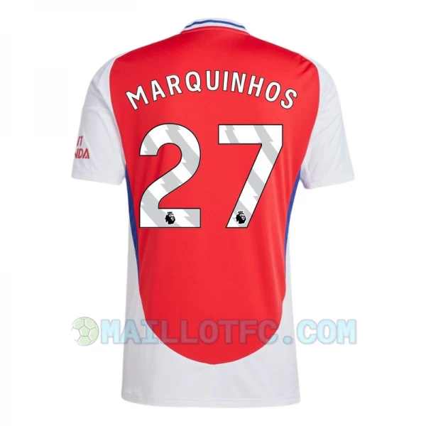 Maillot de Foot Arsenal FC Marquinhos #27 2024-25 Domicile Homme