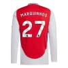 Maillot de Foot Arsenal FC Marquinhos #27 2024-25 Domicile Homme Manches Longues