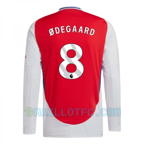 Maillot de Foot Arsenal FC Martin Ødegaard #8 2024-25 Domicile Homme Manches Longues