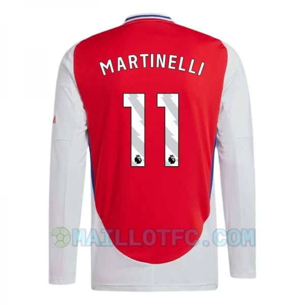 Maillot de Foot Arsenal FC Martinelli #11 2024-25 Domicile Homme Manches Longues