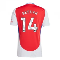 Maillot de Foot Arsenal FC Nketiah #14 2024-25 Domicile Homme