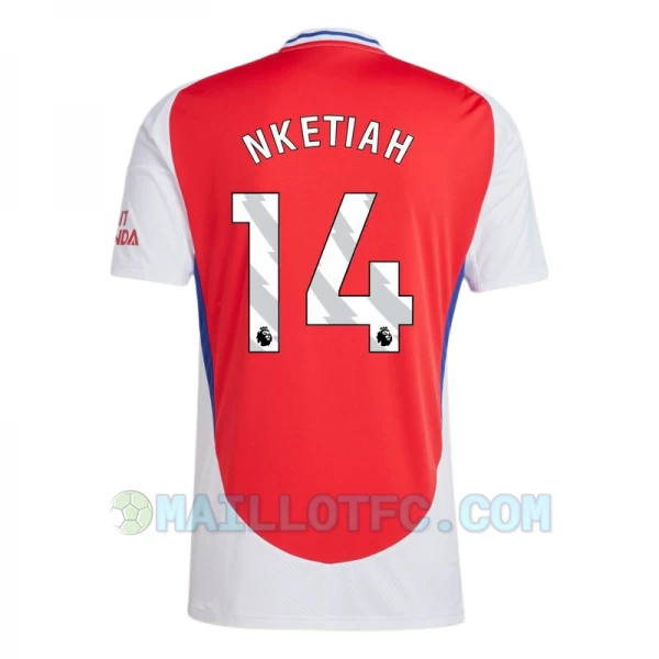 Maillot de Foot Arsenal FC Nketiah #14 2024-25 Domicile Homme