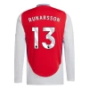 Maillot de Foot Arsenal FC Runarsson #13 2024-25 Domicile Homme Manches Longues
