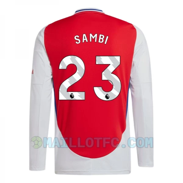Maillot de Foot Arsenal FC Sambi #23 2024-25 Domicile Homme Manches Longues