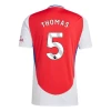 Maillot de Foot Arsenal FC Thomas #5 2024-25 Domicile Homme