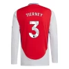 Maillot de Foot Arsenal FC Tierney #3 2024-25 Domicile Homme Manches Longues