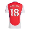 Maillot de Foot Arsenal FC Tomiyasu #18 2024-25 Domicile Homme
