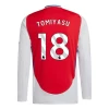 Maillot de Foot Arsenal FC Tomiyasu #18 2024-25 Domicile Homme Manches Longues