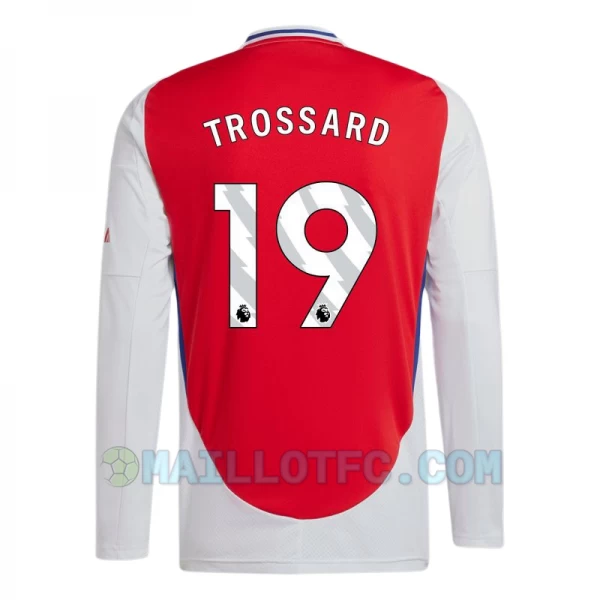 Maillot de Foot Arsenal FC Trossard #19 2024-25 Domicile Homme Manches Longues