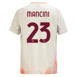 Maillot de Foot AS Roma 2024-25 Mancini #23 Extérieur Homme