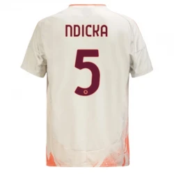 Maillot de Foot AS Roma 2024-25 Ndicka #5 Extérieur Homme