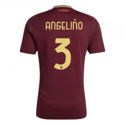 Maillot de Foot AS Roma Angelino #3 2024-25 Domicile Homme