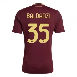 Maillot de Foot AS Roma Baldanzi #35 2024-25 Domicile Homme