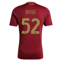 Maillot de Foot AS Roma Bove #52 2024-25 Domicile Homme