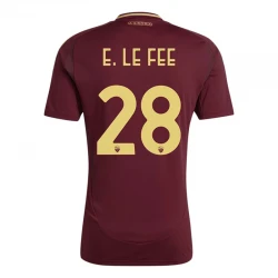 Maillot de Foot AS Roma E. Le Fee #28 2024-25 Domicile Homme